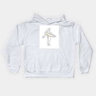 Surfer Girl Kids Hoodie